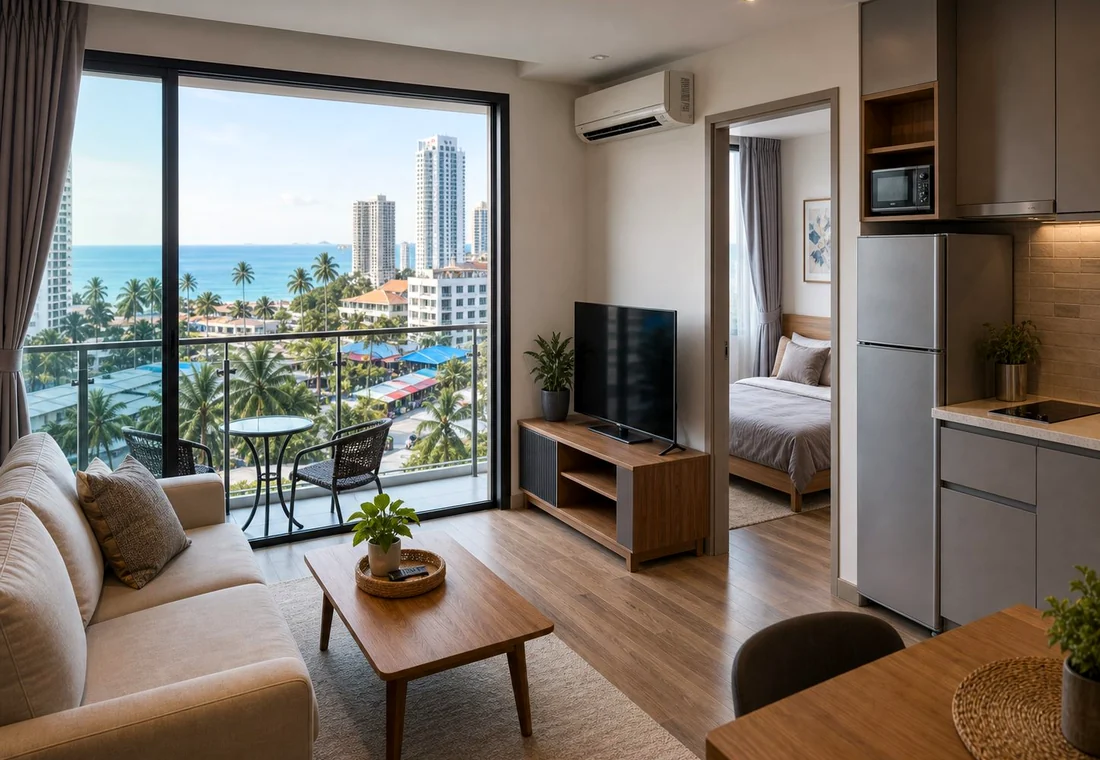 Интерьер студии в Паттайе